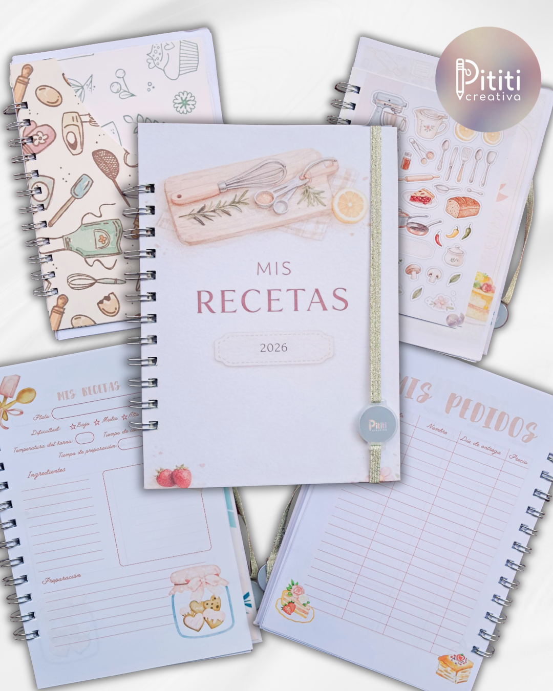Agenda Perpetua "Mis Recetas" | Organización Culinaria