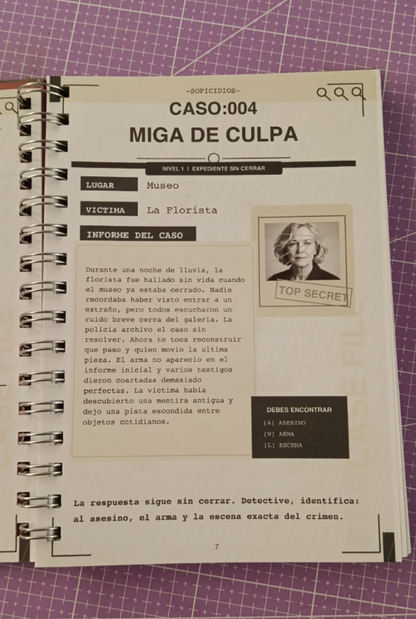 Sopicidios: ¿Podrás resolver el crimen?