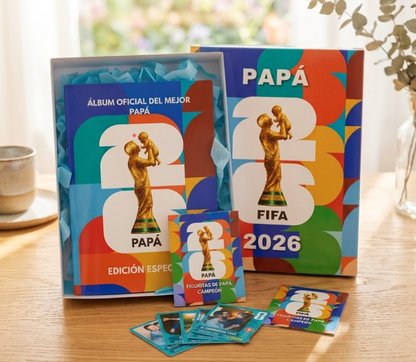 Álbum de Fotos Personalizado "Papá Campeón" Edición Especial 2026