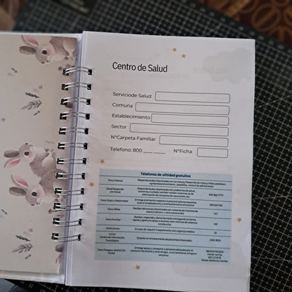 Cuaderno de Control Sano & Pediatría Personalizado ✨