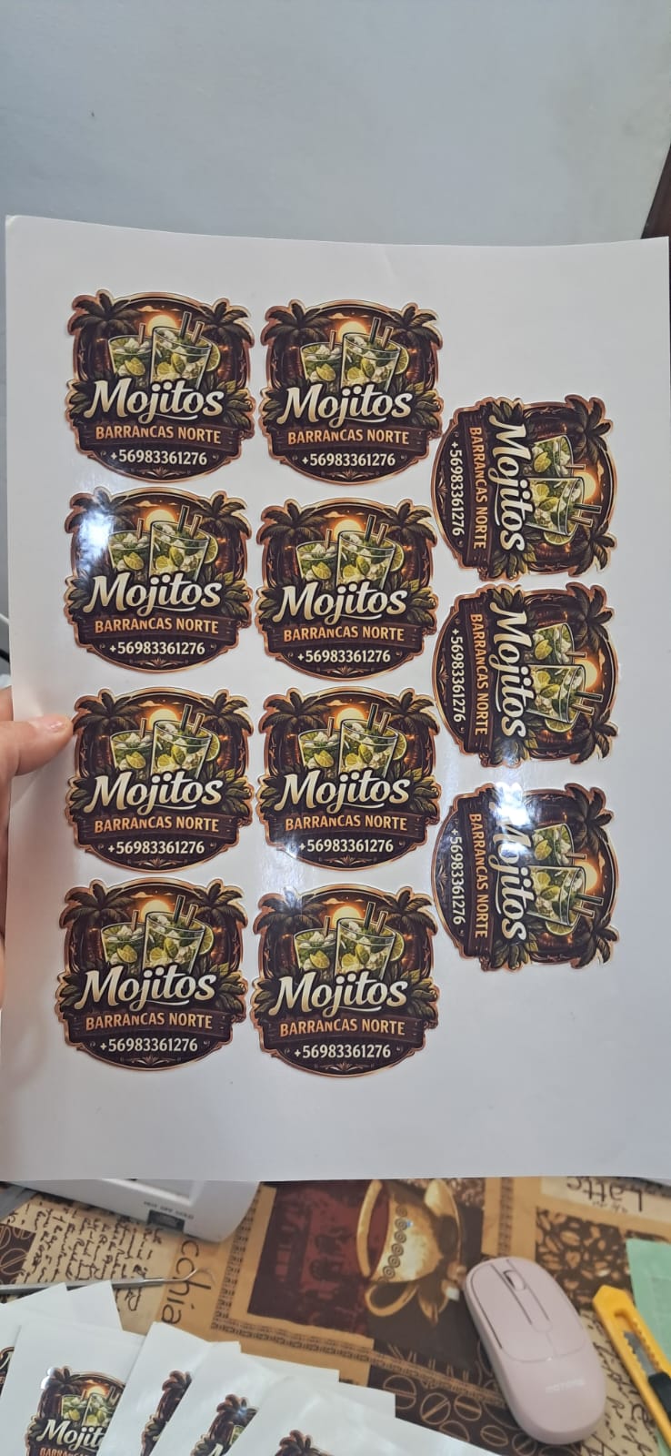 Stickers Corporativos Personalizados | Impulsa tu Marca (100 un.)