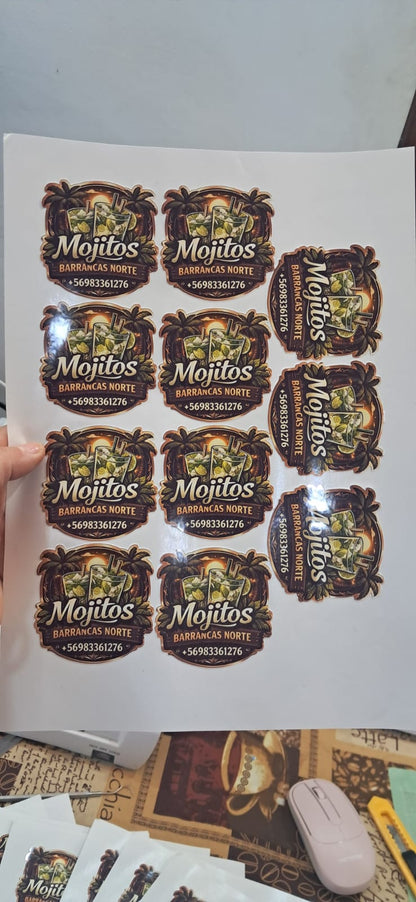 Stickers Corporativos Personalizados | Impulsa tu Marca (100 un.)