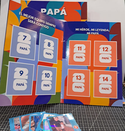 Álbum de Fotos Personalizado "Papá Campeón" Edición Especial 2026