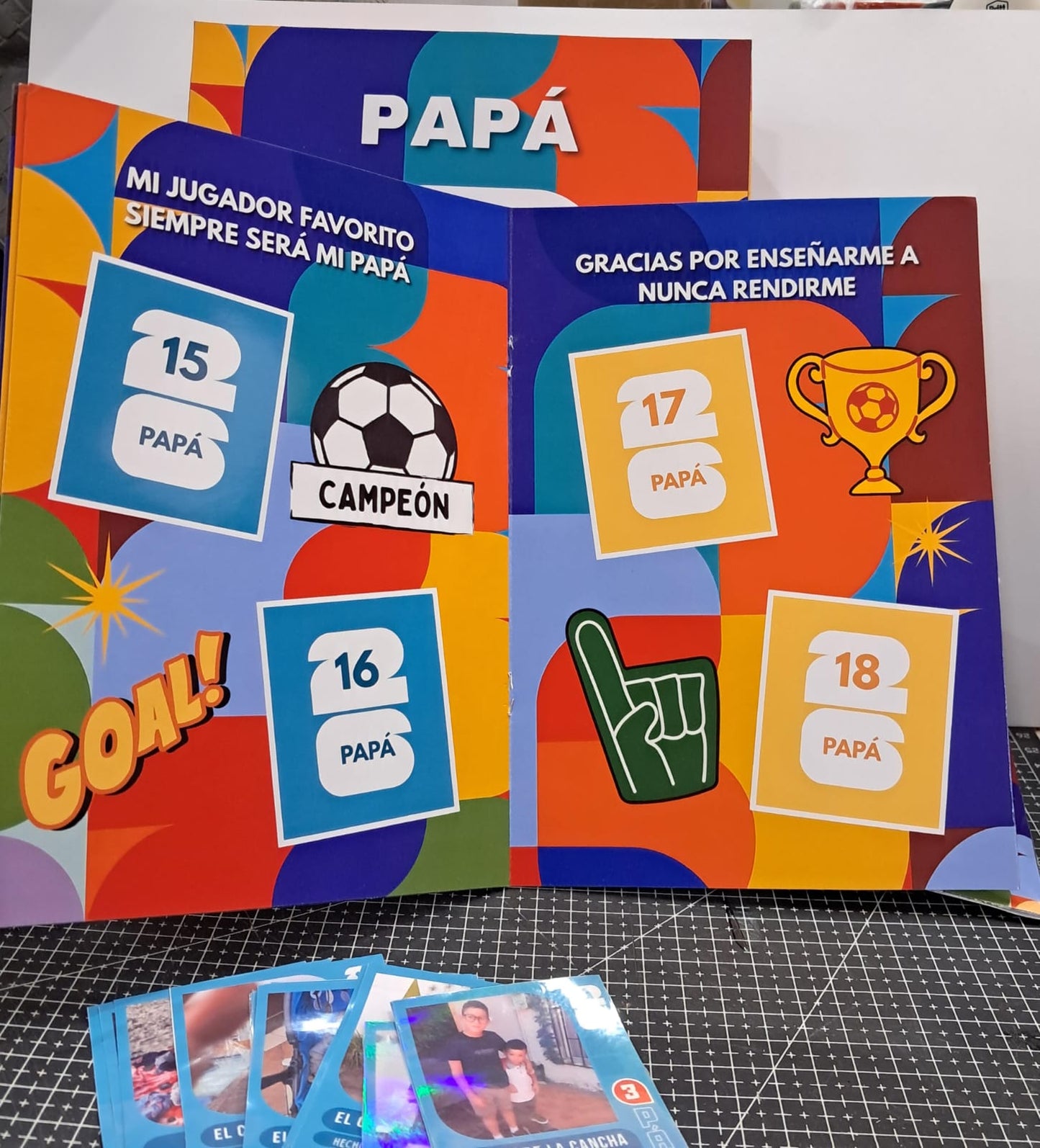 Álbum de Fotos Personalizado "Papá Campeón" Edición Especial 2026