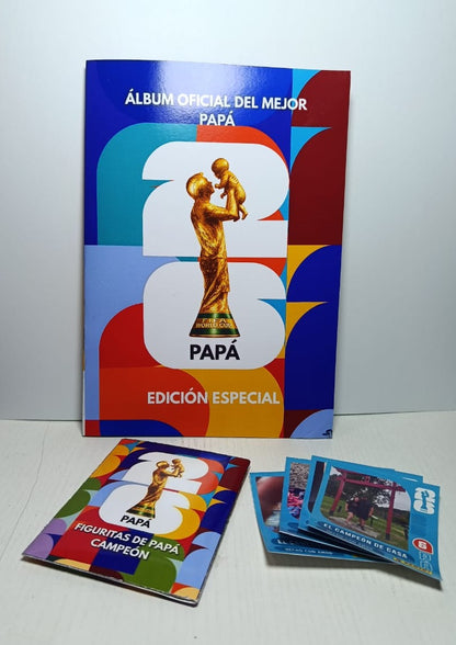 Álbum de Fotos Personalizado "Papá Campeón" Edición Especial 2026