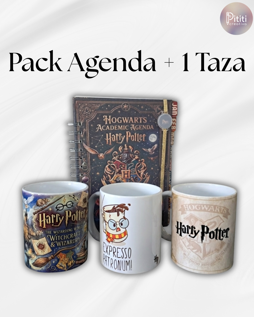 Magic Pack: Agenda 2026 + 1 Taza Harry Potter ⚡