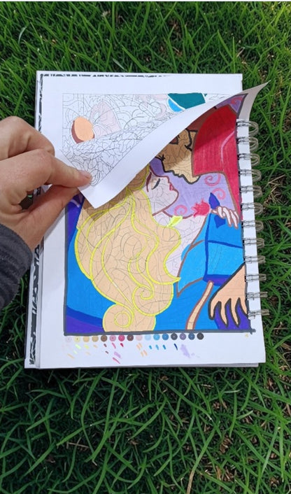 Libro de Colorear Misterioso: Edición "Portraits"