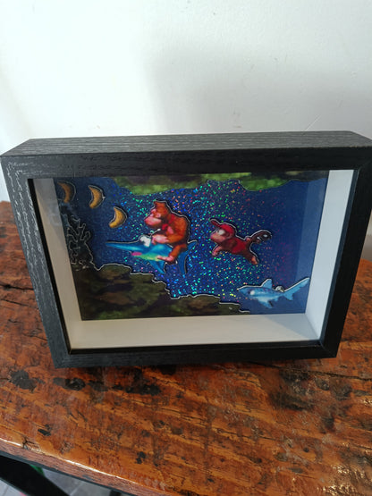 Shadow box Donkey kong
