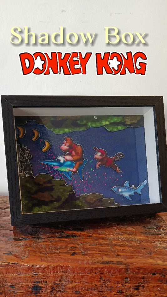 Shadow box Donkey kong